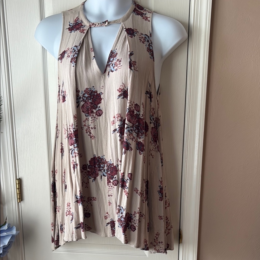 Free People Swing Floral Mini Tunic Dress